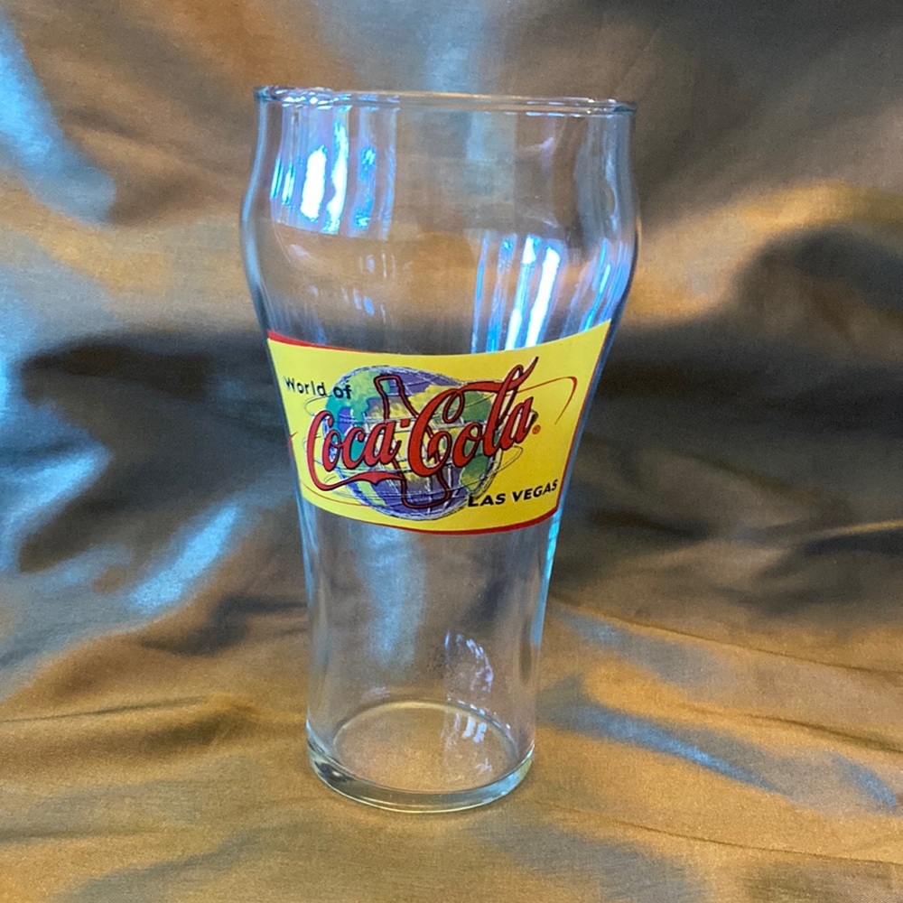 Vintage World of Coca Cola Las Vegas Glass